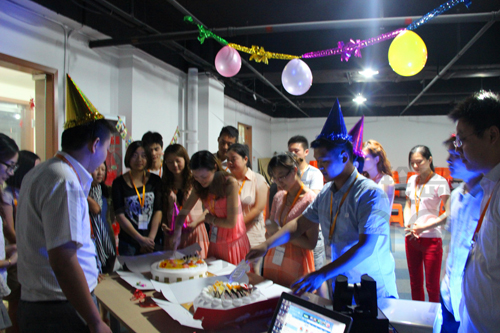 2013年8月珍島慶生會蛋糕分享