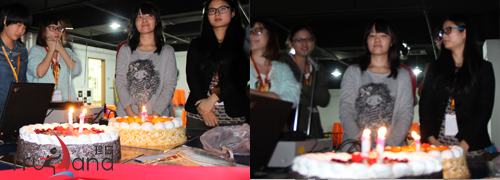 默默許下心愿，生日的愿望一定會實現(xiàn)