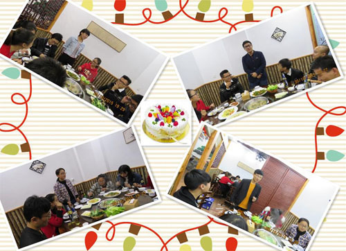 壽星們相互介紹認(rèn)識