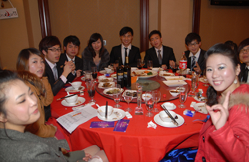 星尚珍島用餐合影